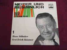 7er Single Hans Soehnker* Liest Erich Kästne...