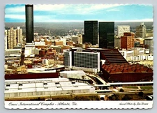 Vintage 1977 Atlanta Omni International Complex Photochrome Postcard