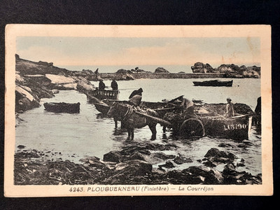 Alte Postkarte PLOUGUERNEAU Le Courréjon - Finistère - Bretagne - ca. Brest