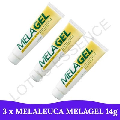 3X Melaleuca MelaGel Balm 14g Tube   Natural Tea Tree Oil Skin Relief Cream