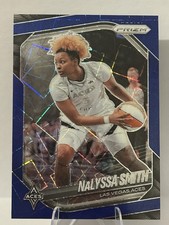 2025 Panini Prizm WNBA Nalyssa Smith Blue Prizm #119 Las Vegas Aces