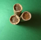 Lincoln Penny Roll Unc. (2) 1963-D  and (1) 1963 P  Uncirculated rolls. OBR