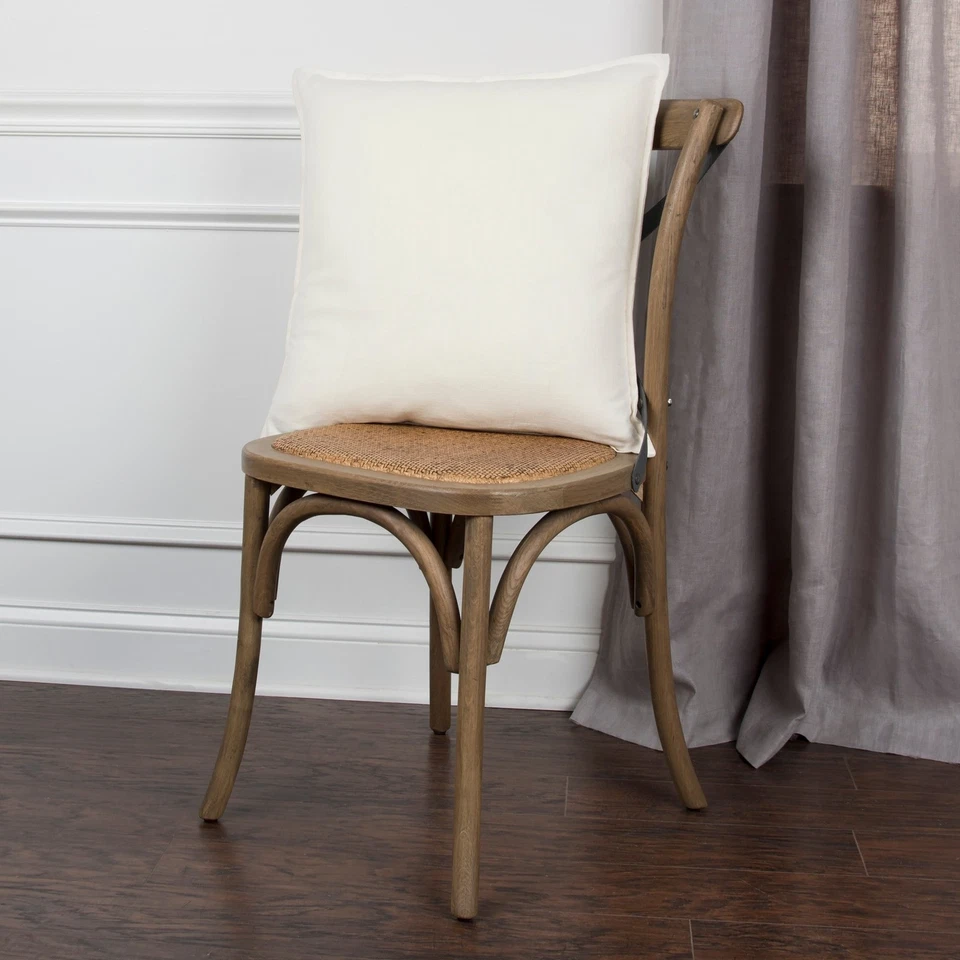 Rizzy Home Cotton Slub Solid Decorative Throw Pillow, 20x20 - Image 3 of 4