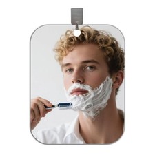 Shower Mirror Fogless for Shaving, 9.5x7.5 Inch Anti-Fog, Shatterproof Shower...