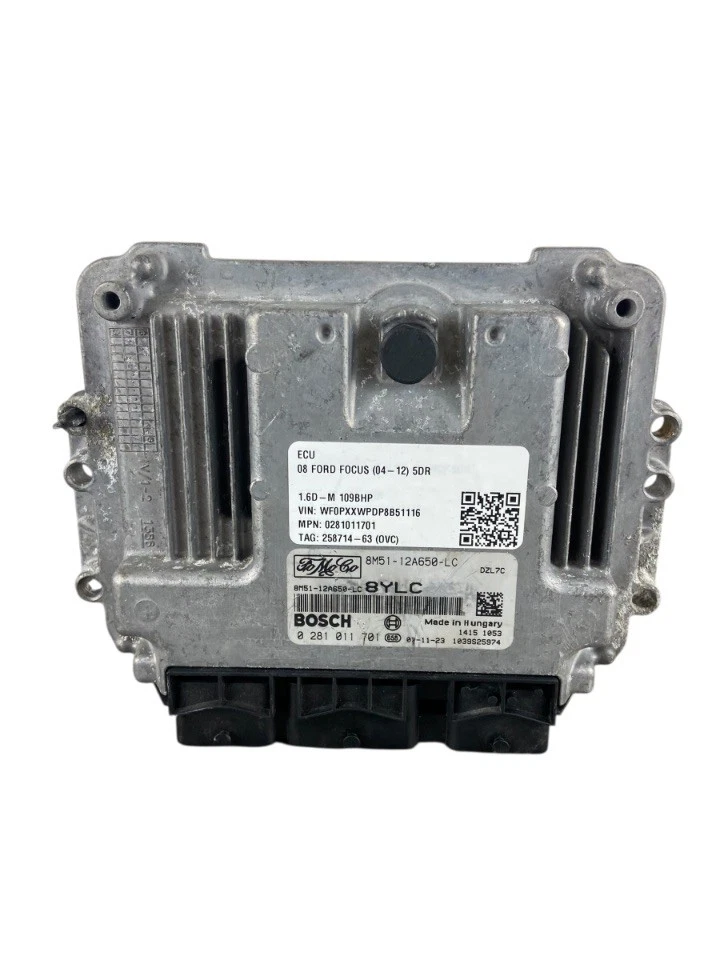 FORD FOCUS II DA, DP,HCP 04-12 ECU 0281011701 - Immagine 2 di 4