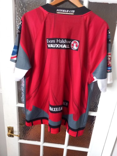 Camiseta deportiva benéfica Kukri Leigh Centurions manga corta de la liga de rugby talla 3xl - Imagen 4 de 4