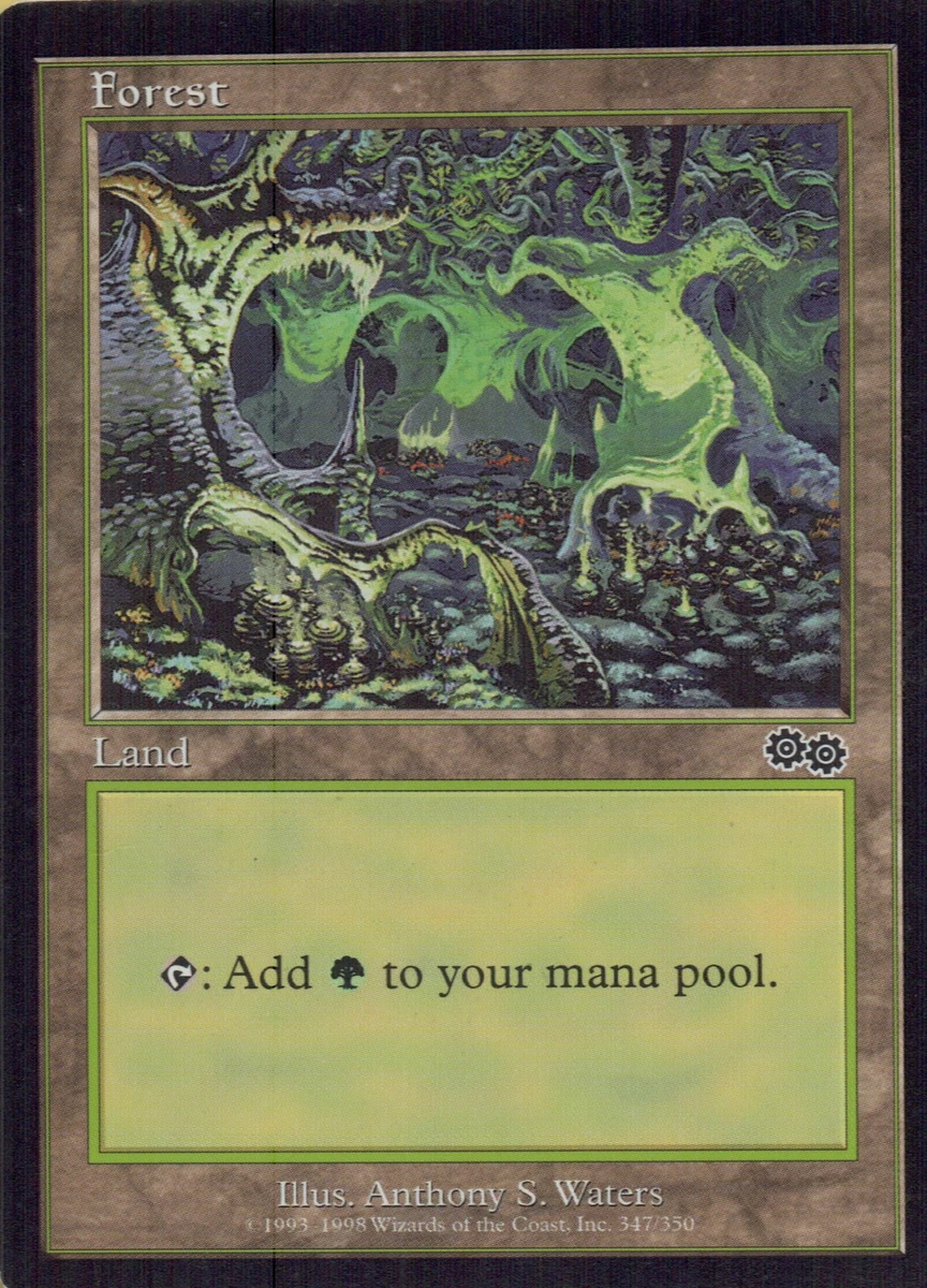 Land Foil Magic: The Gathering Trading Card Games Urza's Saga