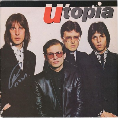 Todd Rundgren Utopia Autographed Utopia Album - JSA