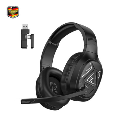 Wireless Gaming Headset EKSA PS4 PS5 PC 2.4G Bluetooth 7.1 Surround