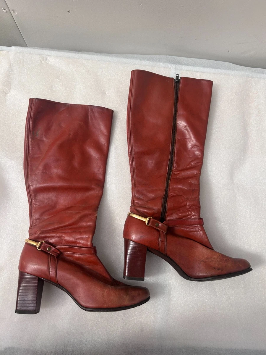 皮靴原装复古鞋女式| eBay