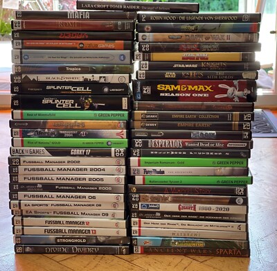 PC Spiele Sammlung 2 I Konvolut | große Klassiker Auswahl auf CD DVD I Getestet