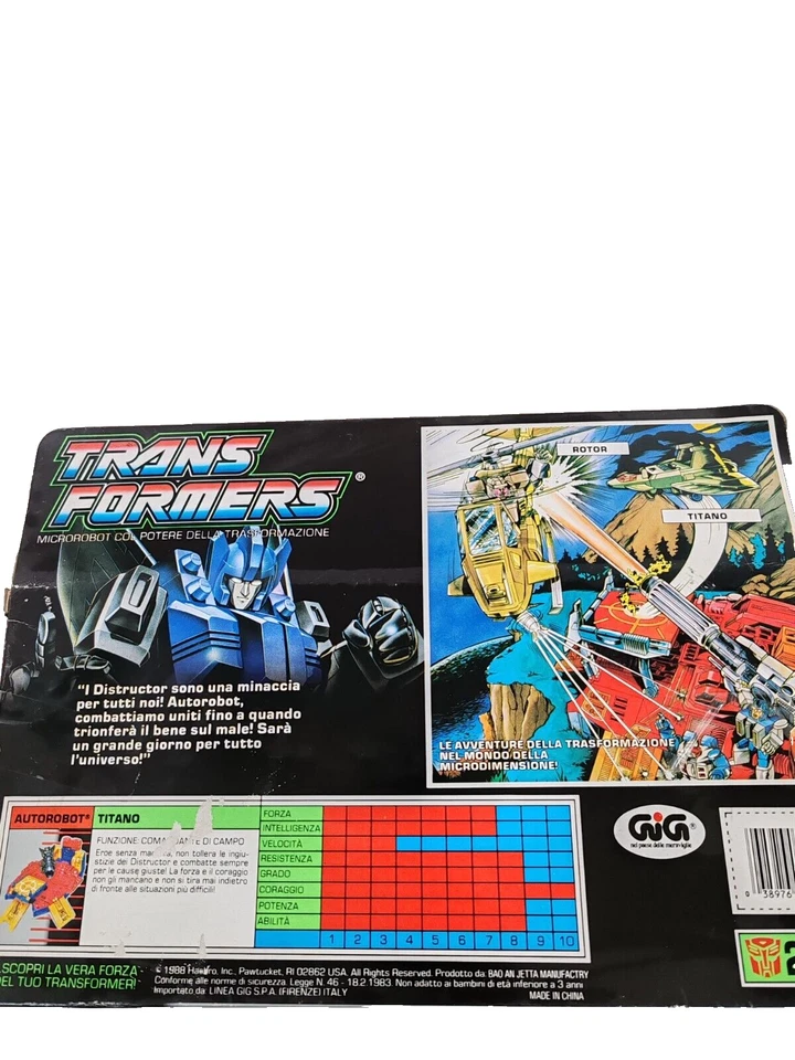 Transformers Autorobot Microtransformers Base Titano 1988 - Immagine 3 di 4