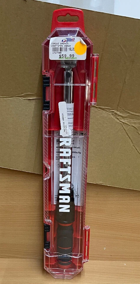 Chave de torque micrômetro unidade CRAFTSMAN CMMT99433 3/8" 20-100 pés-lbs - Imagem 4 de 4