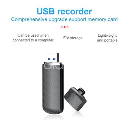 4-32G Mini Pocket Sound Voice Activated Recorder Audio Recorder USB Memory Stick - Picture 5 of 25
