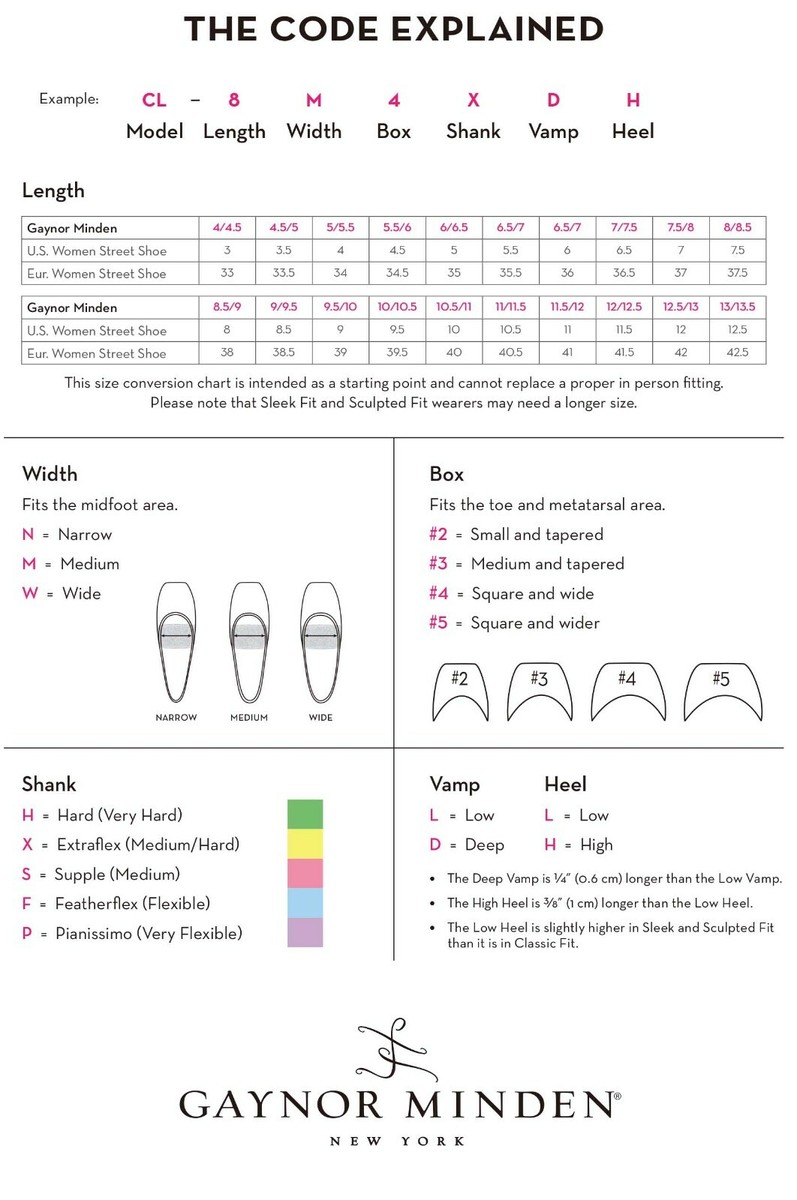 Gaynor Minden アメリカ製 Gaynor Minden Classic Fit Pointe Shoes: USA MADE – Tightspot