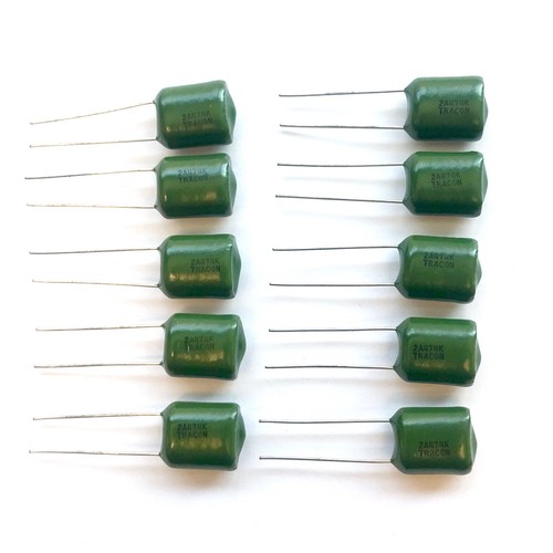 (PKG of 10) 0.47uF 100V Polyester Film Capacitor, 10% Tolerance, Xicon PM2A474K - Picture 2 of 7