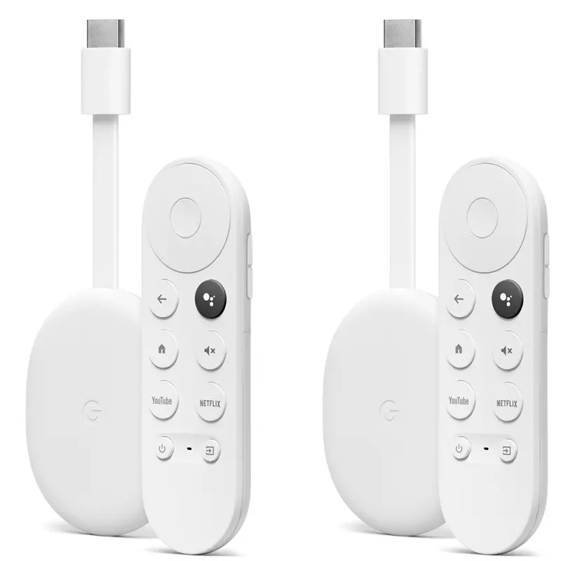 Chromecast with Google TV (4K), 2-pack