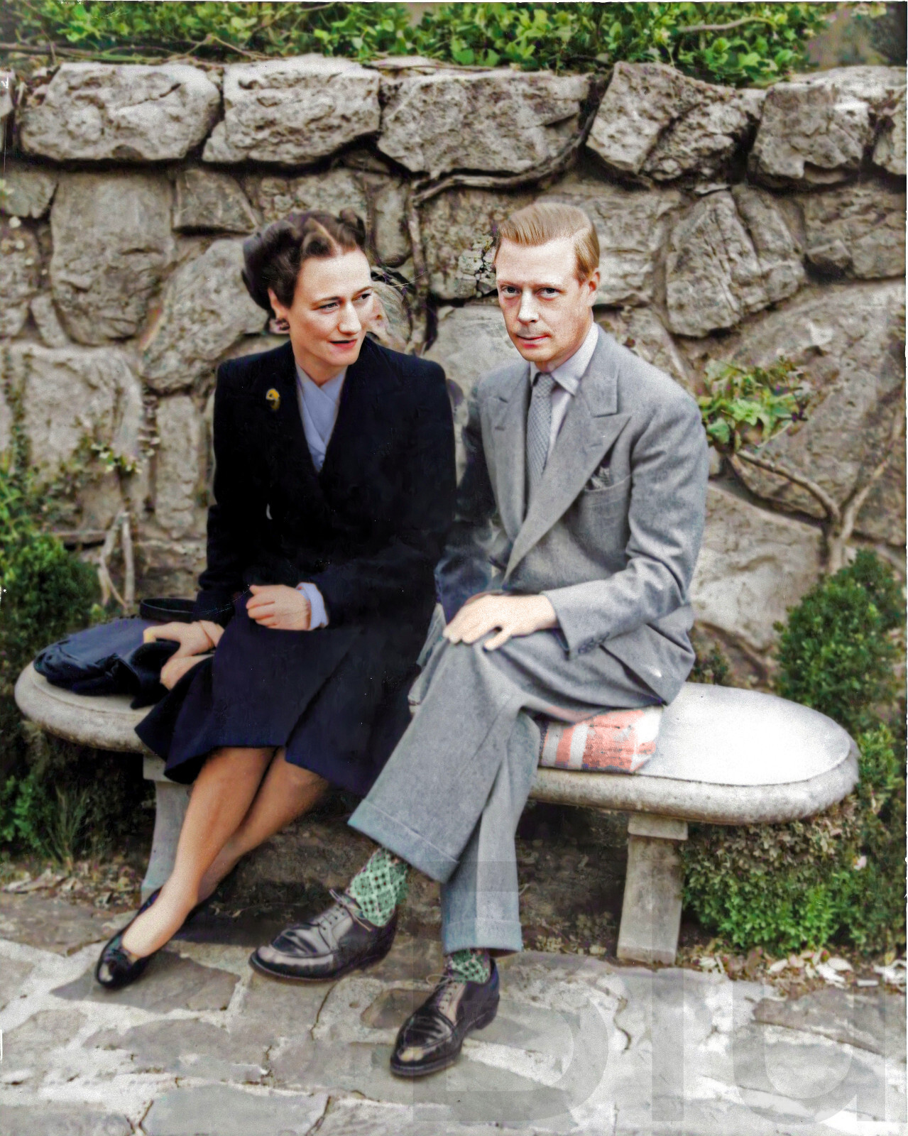 1943 Duke And Duchess of Windsor The Crown 11 x 14" Photo Print