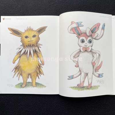 EVs Pokemon Eevee Cafe Art Book Illustration