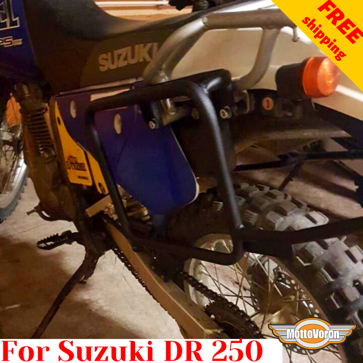 For Suzuki DR250 Side carriers Suzuki DR 250 Pannier rack for