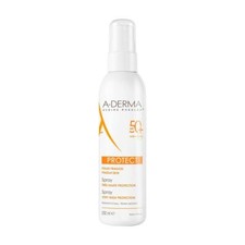 A-DERMA Protect - Spray Solare SPF50+ Protezione Molto Alta, 200ml