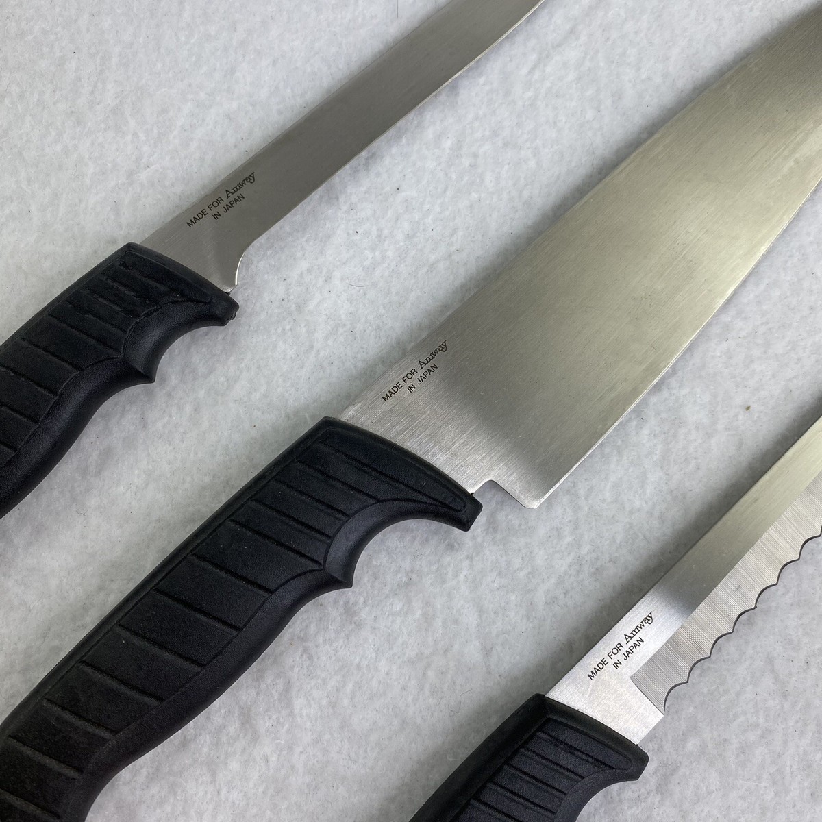Amway Cutlery Premium Knives Set of 3 The Compatibles Made In