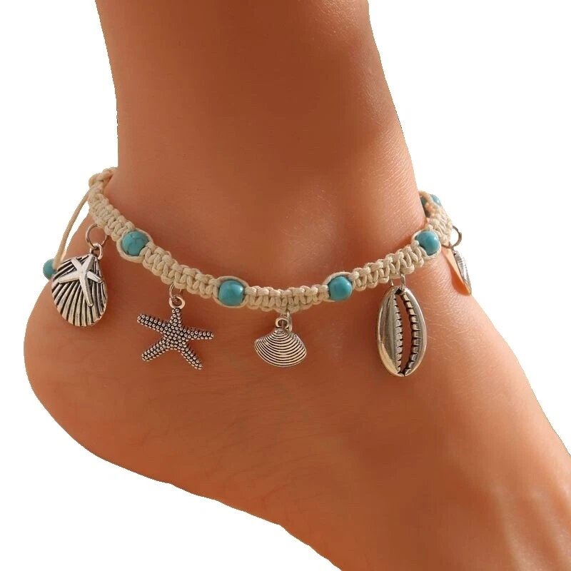 Tobilleras de moda de níquel