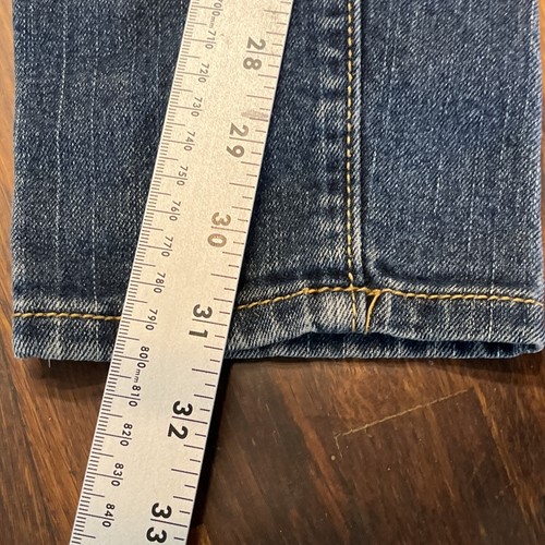 Coogi Women's Straight Jeans Embroidered Hand Pattern Denim 5/6 Low Rise - Picture 8 of 9