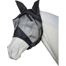 New! Tough-1 Horse size COMFORT MESH FLY MASK w/ Elastic Quick grip jaw closures