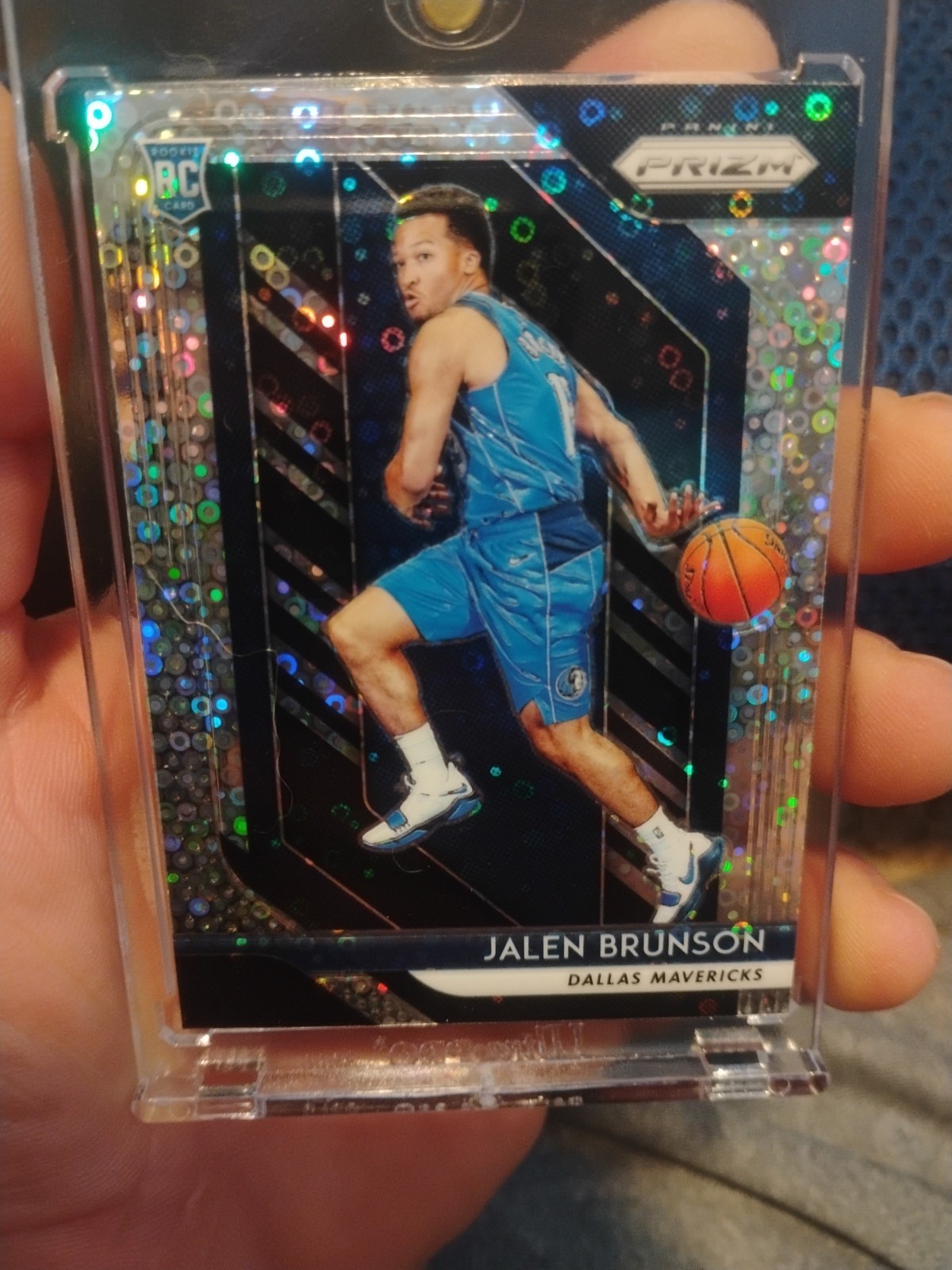 2018-19 Panini Prizm - Jalen Brunson #250 Fast Break Prizm (RC)