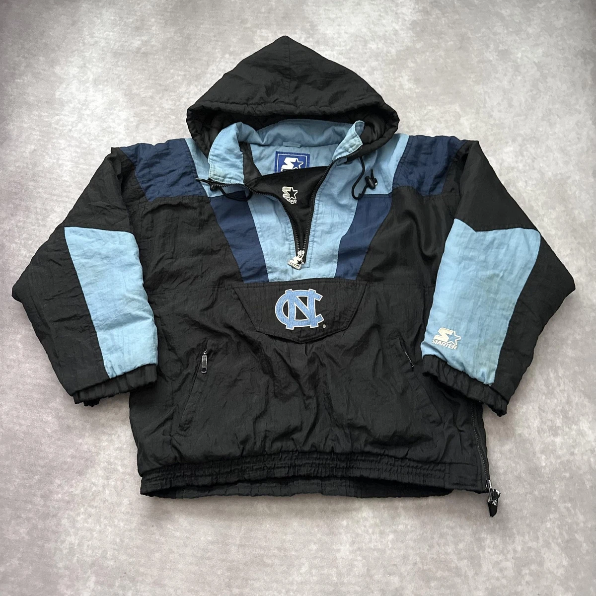 Starter 北卡罗来纳焦油跟NCAA 夹克| eBay