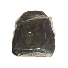 Carlyle Tools By Napa Tool Backpack Bag Hard Bottom Black Blue