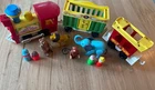 Vintage 1970’s Fisher Price Play Family Circus Train Set. 3 Cars Animals People