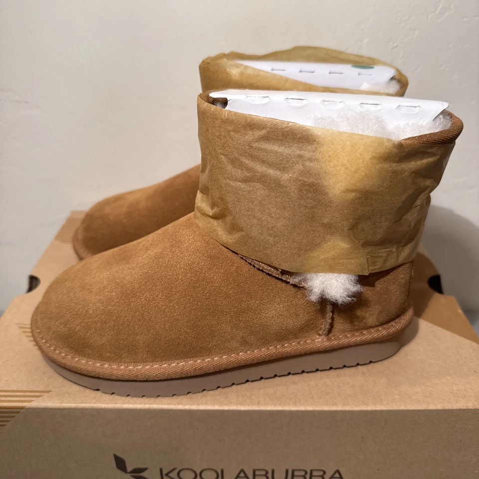 Koolaburra By Ugg Toddler Girls Victoria Mini Booties Suede Zip Up Brown Size 13 - Image 4 of 4