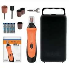 WAHL GRIND & SMOOTH 2-SPEED BATTERY NAIL GRINDER for DOGS PETS Grind Trim Smooth