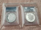 2023-S Proof $1 Morgan and Peace Dollar 2pc Set PCGS PR70DCAM