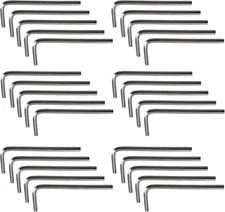 50Pcs 2.5Mm Allen Wrench L-Shaped Hex Key Wrench Set, Metric Hexagon Head Replac