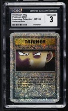 CGC 3 The Boss's Way 105/110 Legendary Collection) Reverse Holo Pokemon Card