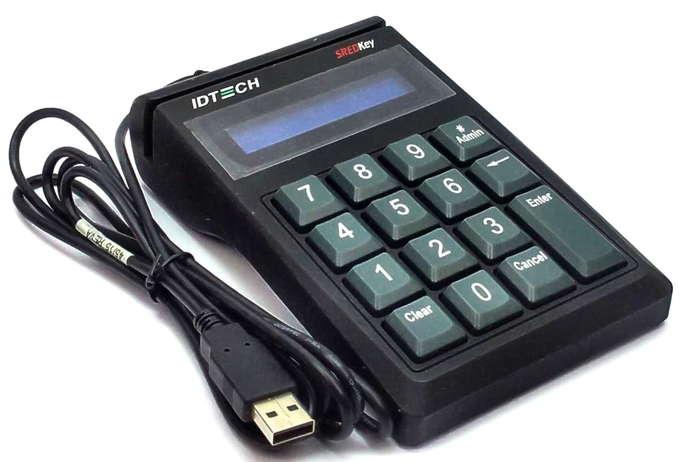 ID Tech SREDKey Keypad with Encrypted MagStripe Card Reader IDT-534833TEB - Image 2 of 4