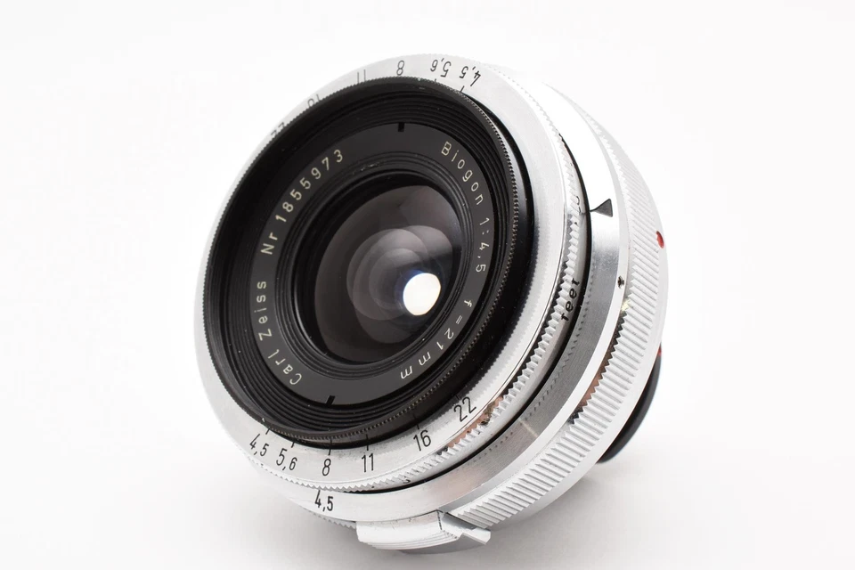 [Exc+5] Carl Zeiss Biogon 21 mm f/4.5 Lens For Contax Rangefinder From JAPAN - Image 4 of 4