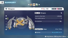 Metagross Shiny Alpha 6IVs Battle Ready - Legends ZA