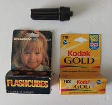 Kodak Magicube Extender, Kodak 110 Film, Sylvania Flash Cubes