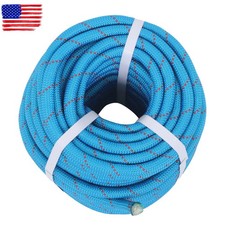 1/2 in x125ft Arborist Bull Rope Tree Hoist Rigging Line Polyester Rope Blue