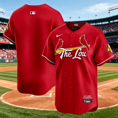 #ad Nike Men’s St. Louis Cardinals City Connect Red Jersey New With Tags $49.99