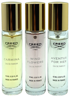 CREED COLLECTION 3 PCS GIFT SET FOR WOMEN EAU DE PARFUM 0.33 Oz x