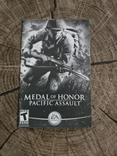 Medal of Honor: Pacific Assault (PC) Manual instruction booklet only⭐