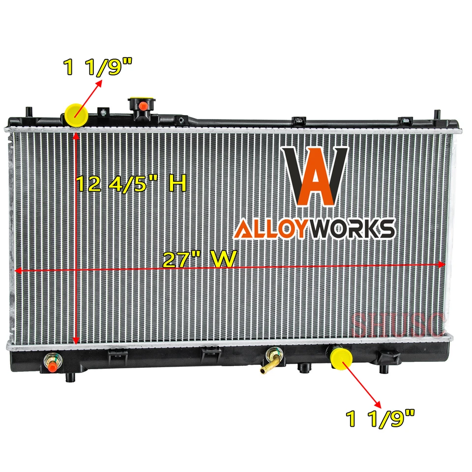 Radiador de aluminio para 1998-2004 MAZDA 323 Astina Protege BJ 1.6 1.8L 2.0L gasolina Foto 2 de 4