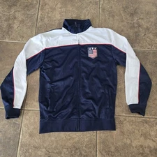 Rhinox USA Olympic Team Zip Up Fleece Jacket Size L