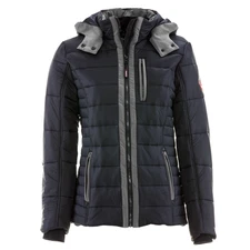 RefrigiWear Women’s Pure Soft Puffer Jacket with Removable Hood -