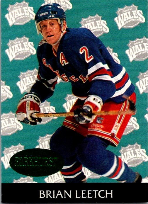 1992-93 Parkhurst All-Stars Brian Leetch #467 Emerald Ice